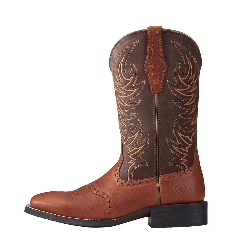 Stivali Cowboy Uomo Ariat Sportive Sidewinder Oro | HVNNHUH