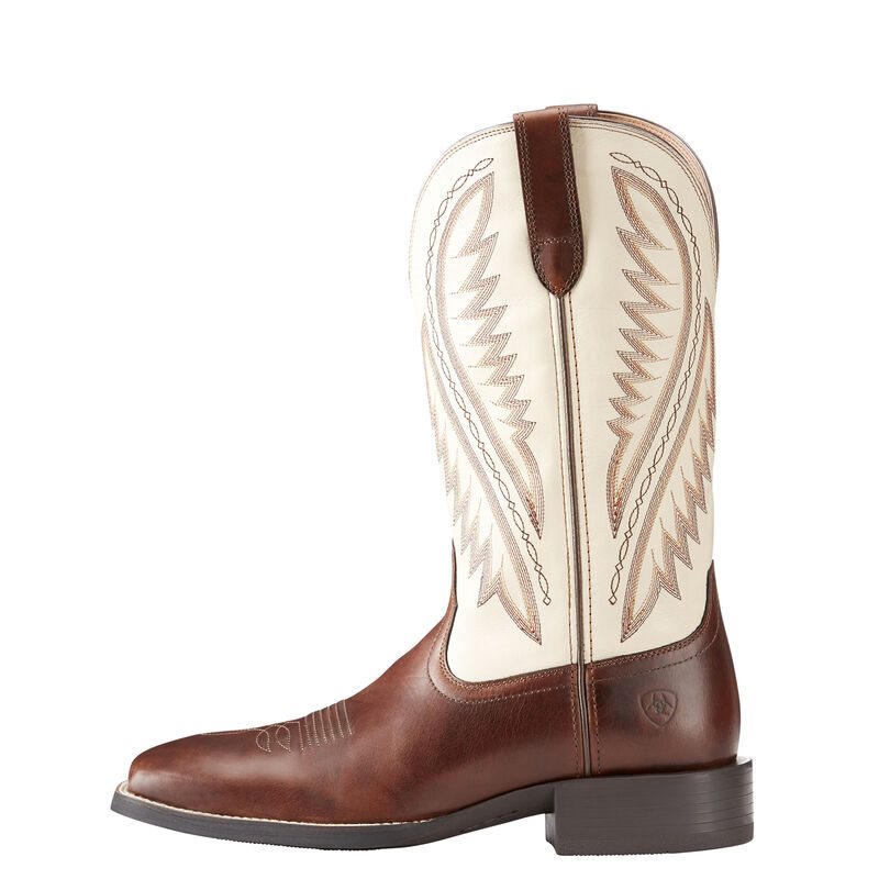 Stivali Cowboy Uomo Ariat Sportive Stonewall Marroni Crema | R98MJPX