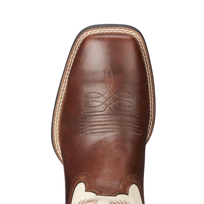 Stivali Cowboy Uomo Ariat Sportive Stonewall Marroni Crema | R98MJPX