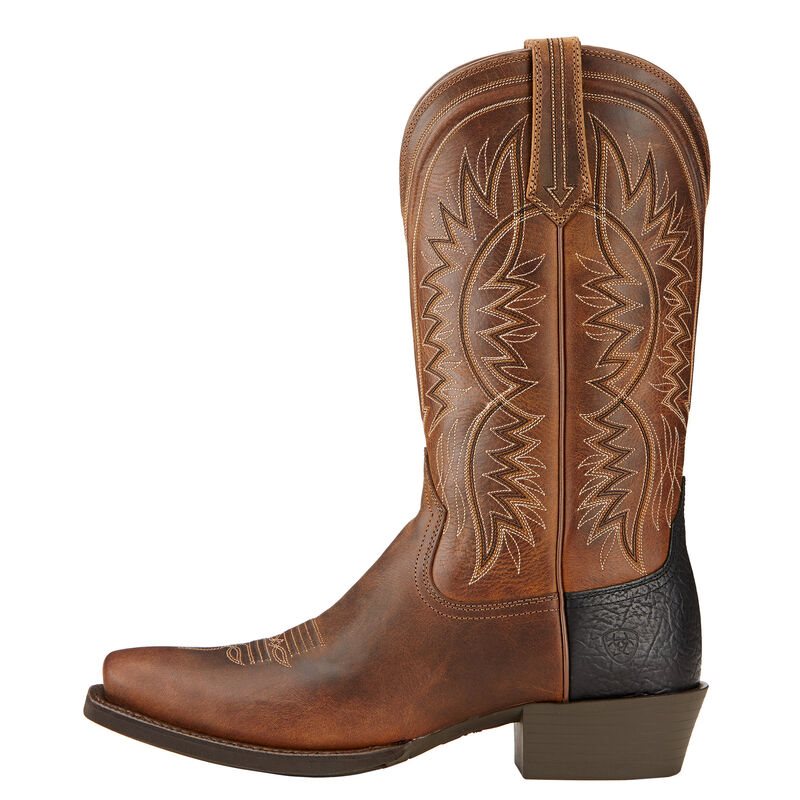 Stivali Cowboy Uomo Ariat Troubadour Marroni | 24KF77Q