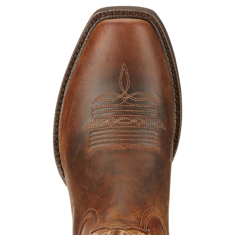 Stivali Cowboy Uomo Ariat Troubadour Marroni | 24KF77Q