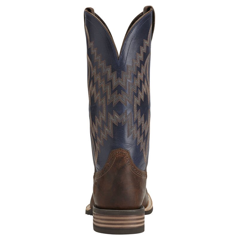 Stivali Cowboy Uomo Ariat Tycoon Marroni Blu Marino | N43N422