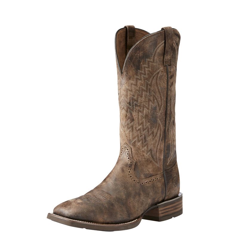 Stivali Cowboy Uomo Ariat Tycoon Marroni | QX2LW2H