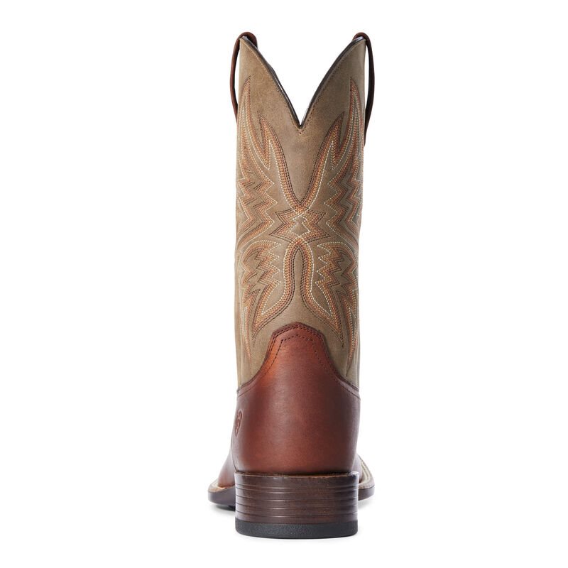 Stivali Cowboy Uomo Ariat Valor Ultra Marroni Verde Oliva | 4BAJWVV