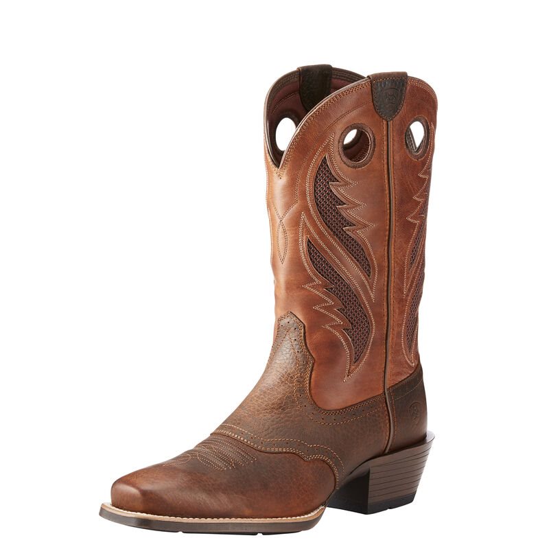 Stivali Cowboy Uomo Ariat VentTEK Ultra Narrow Square Punta Marroni | CF4Z9MJ