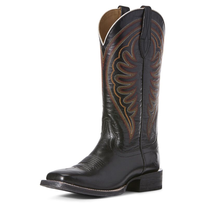 Stivali Da Cowgirl Donna Ariat Circuit Shiloh Nere Marroni | 168YLTX