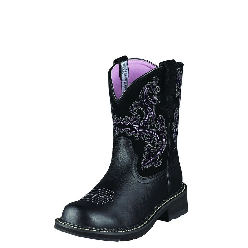 Stivali Da Cowgirl Donna Ariat Fatbaby II Nere | GFCG8LW