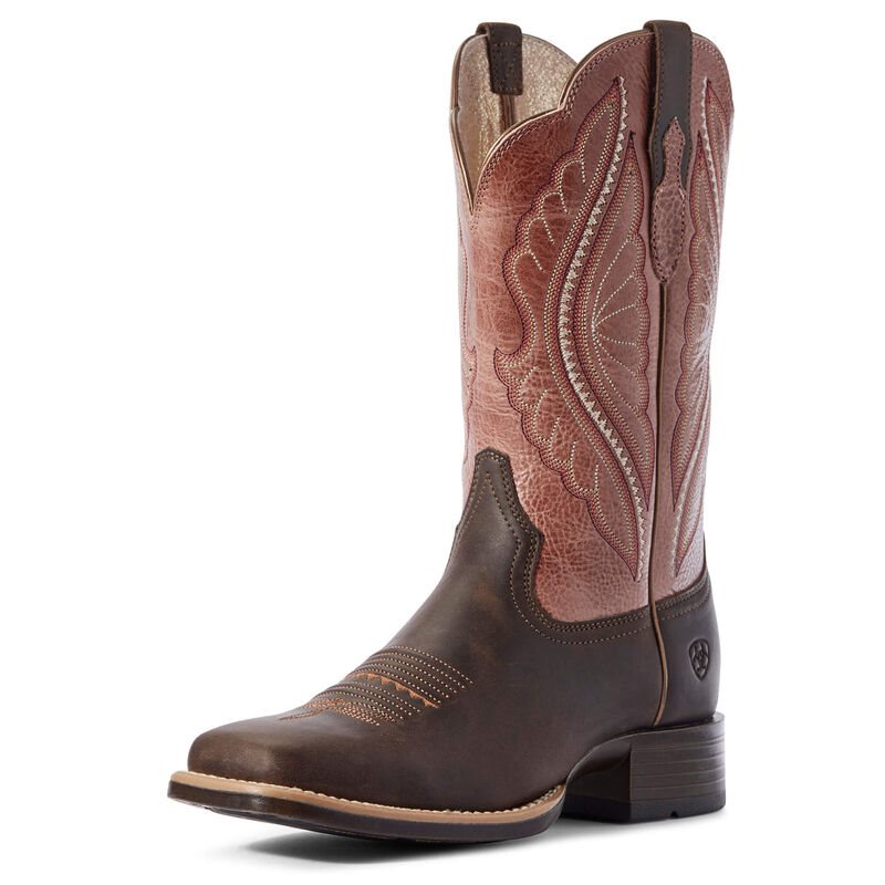 Stivali Da Cowgirl Donna Ariat PrimeTime Cioccolato Rosa | W8Y6VC1