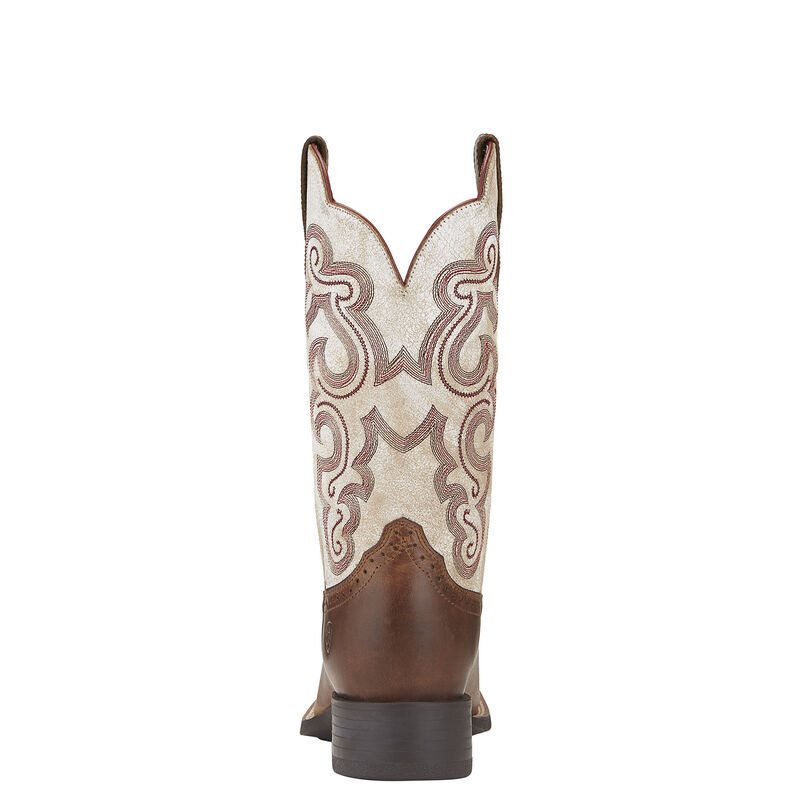 Stivali Da Cowgirl Donna Ariat Quickdraw Beige | NGN66Q5