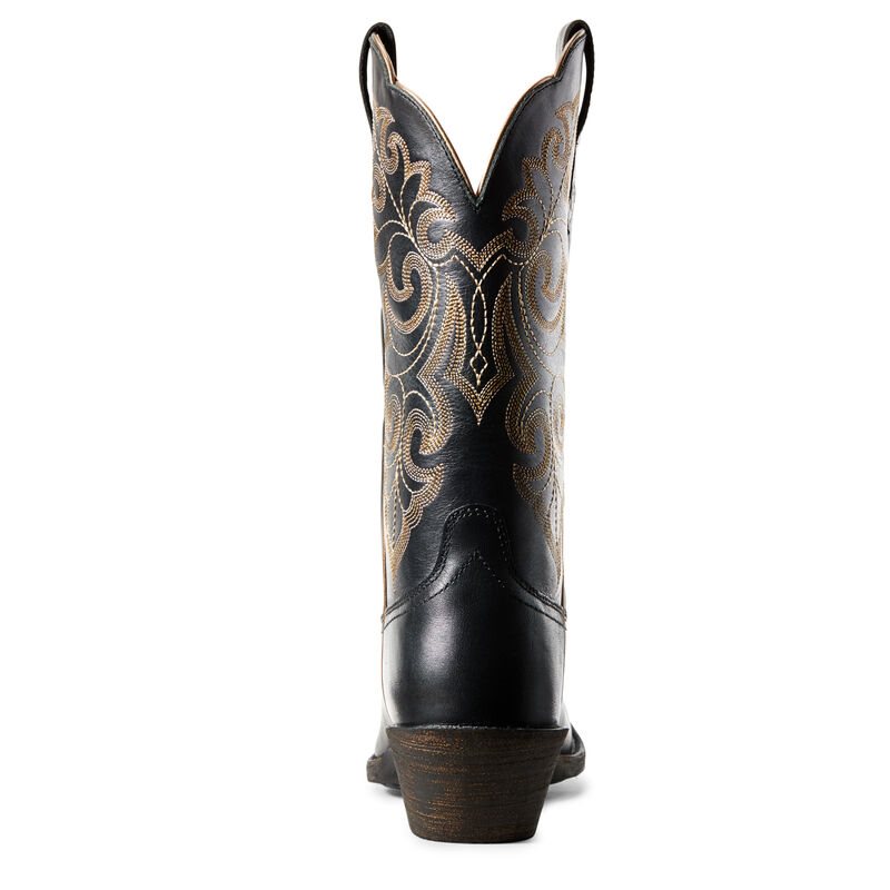 Stivali Da Cowgirl Donna Ariat Round Up Square Punta Nere | B8PYUPJ