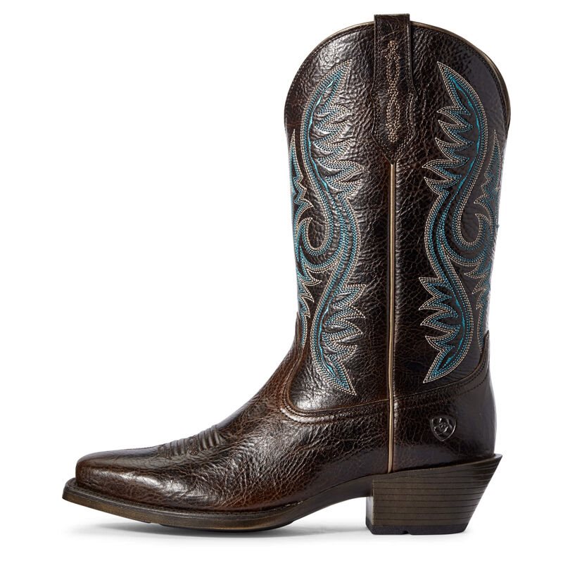 Stivali Da Cowgirl Donna Ariat Sundown Cioccolato | R52AZZS