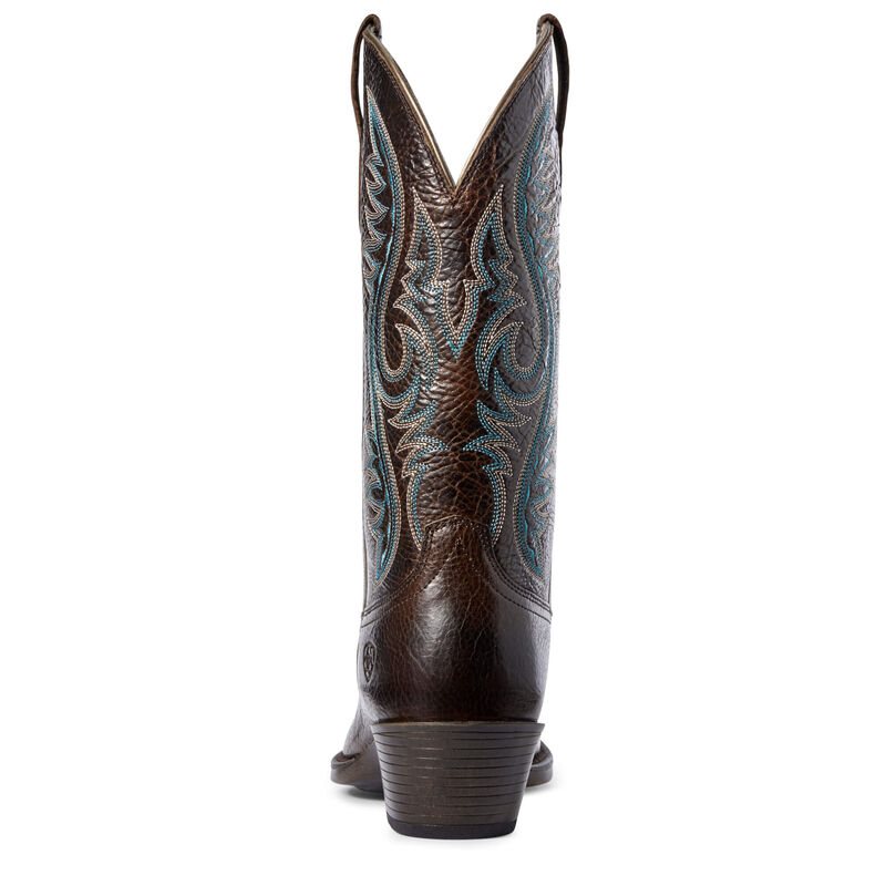 Stivali Da Cowgirl Donna Ariat Sundown Cioccolato | R52AZZS