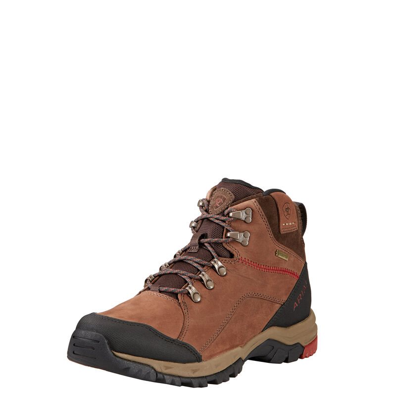 Stivali Da Paddock Uomo Ariat Skyline Mid Gore-Tex Cioccolato Scuro | M9H9ISX