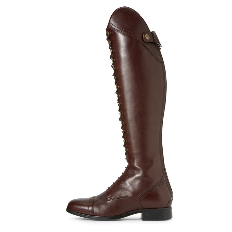 Stivali Equitazione Donna Ariat Capriole Alti Bordeaux | EUHO1VL