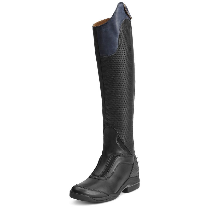 Stivali Equitazione Donna Ariat V Sportive Alti Zip Alti Nere Blu Marino | 0IV51WB