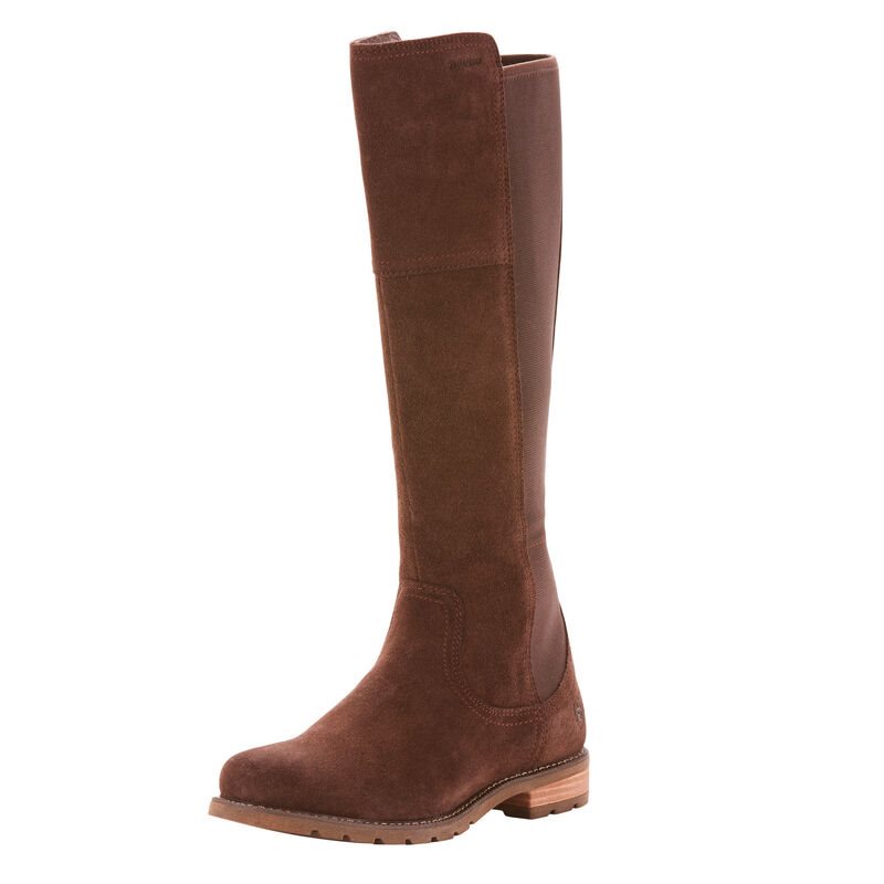 Stivali Lunghi Donna Ariat Sutton Impermeabili Boots Cioccolato | 6R4KOCG