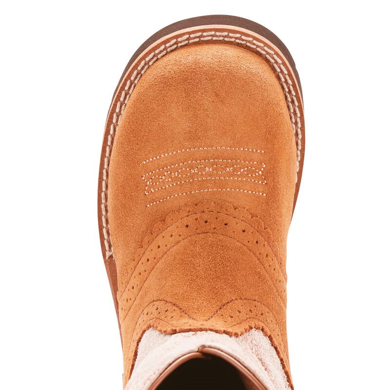 Stivali Western Bambino Ariat Fatbaby Marroni Rosa | 0CAVE7F