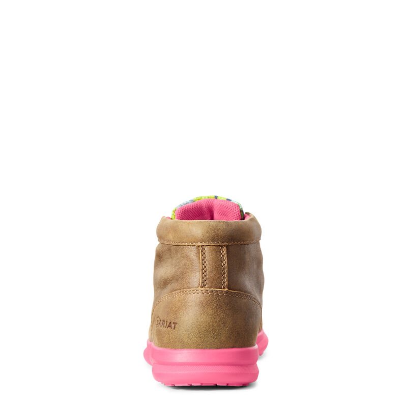 Stivali Western Bambino Ariat Spitfire Marroni Menta Rosa | Q66WI84