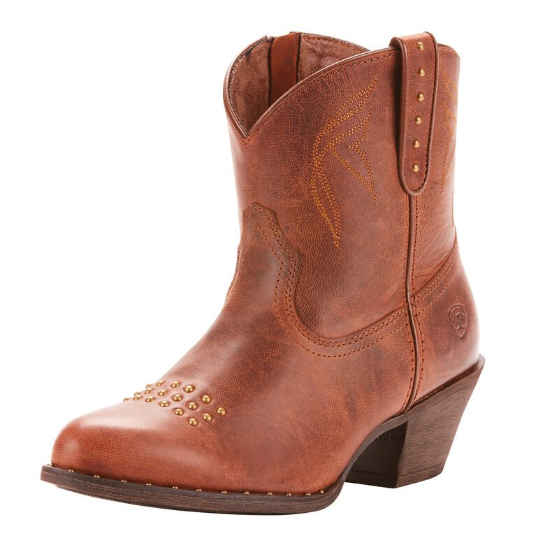 Stivali Western Donna Ariat Dakota Marroni | 6TQ9SB0