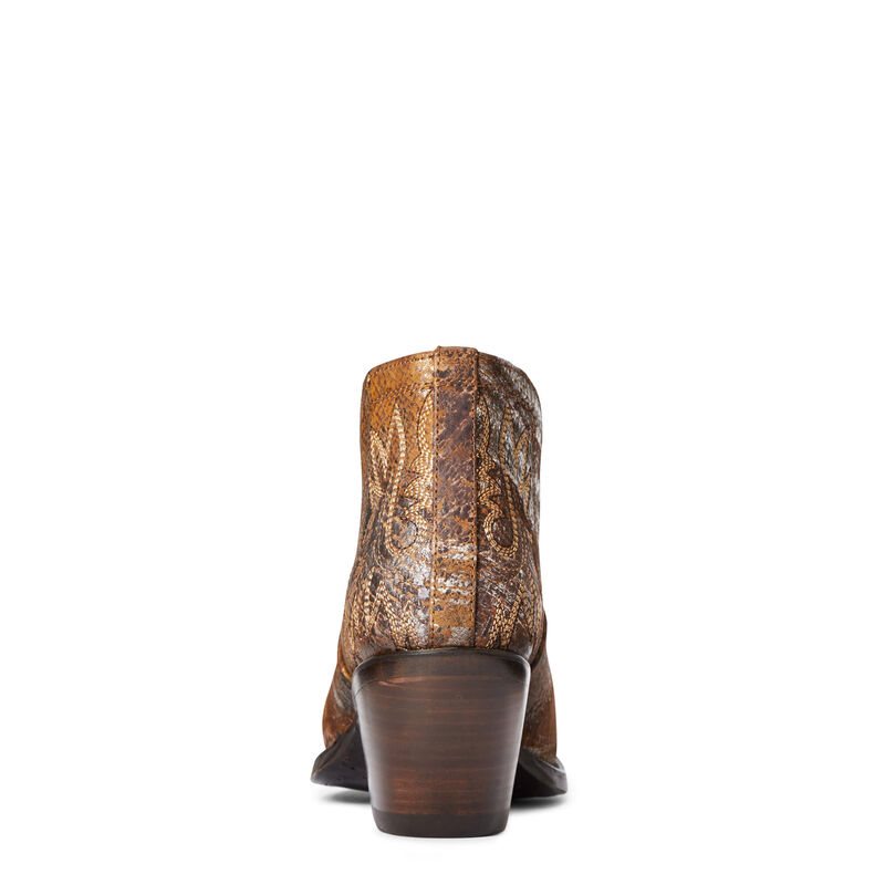 Stivali Western Donna Ariat Dixon Marroni Argento | IA2NSOM