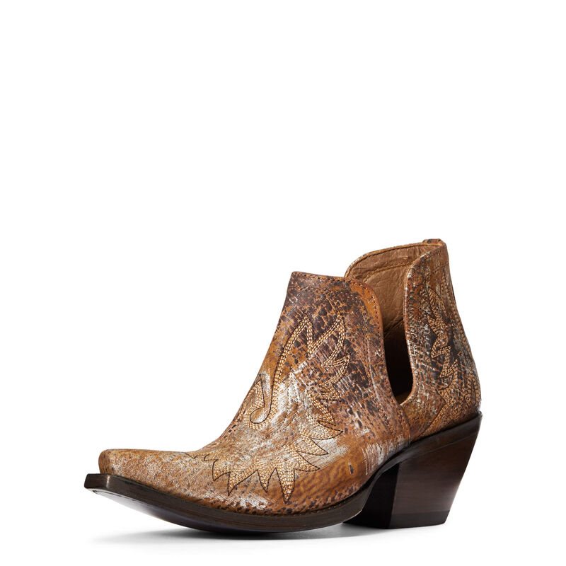 Stivali Western Donna Ariat Dixon Marroni Argento | IA2NSOM