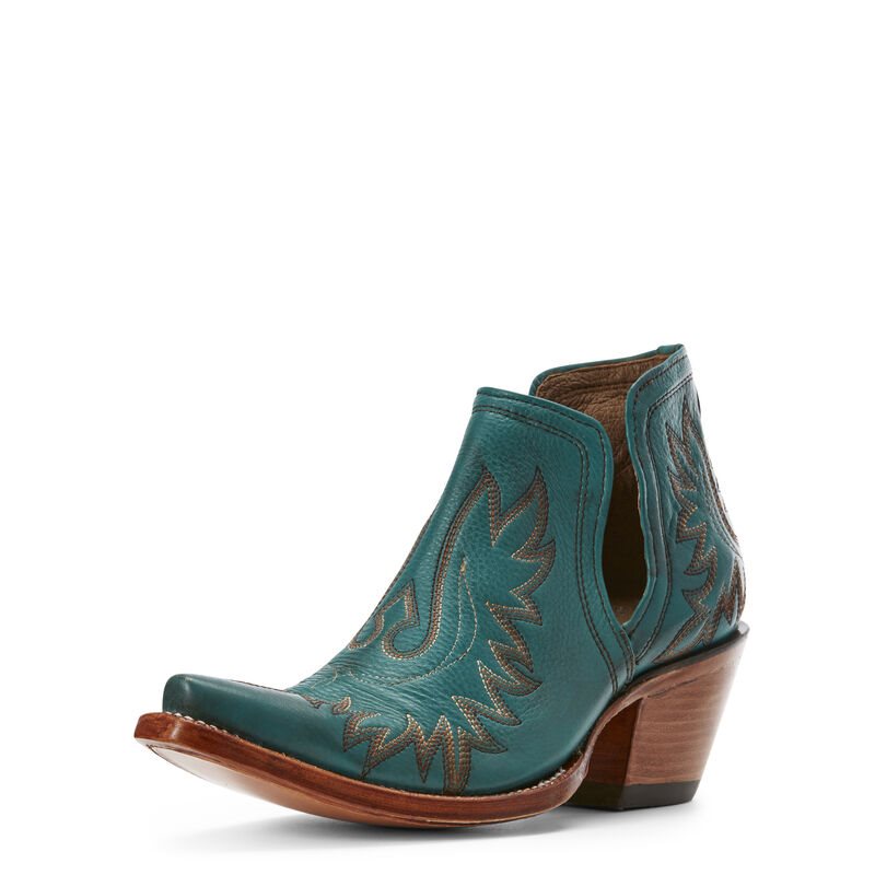 Stivali Western Donna Ariat Dixon Verdi | OXQHZ0T