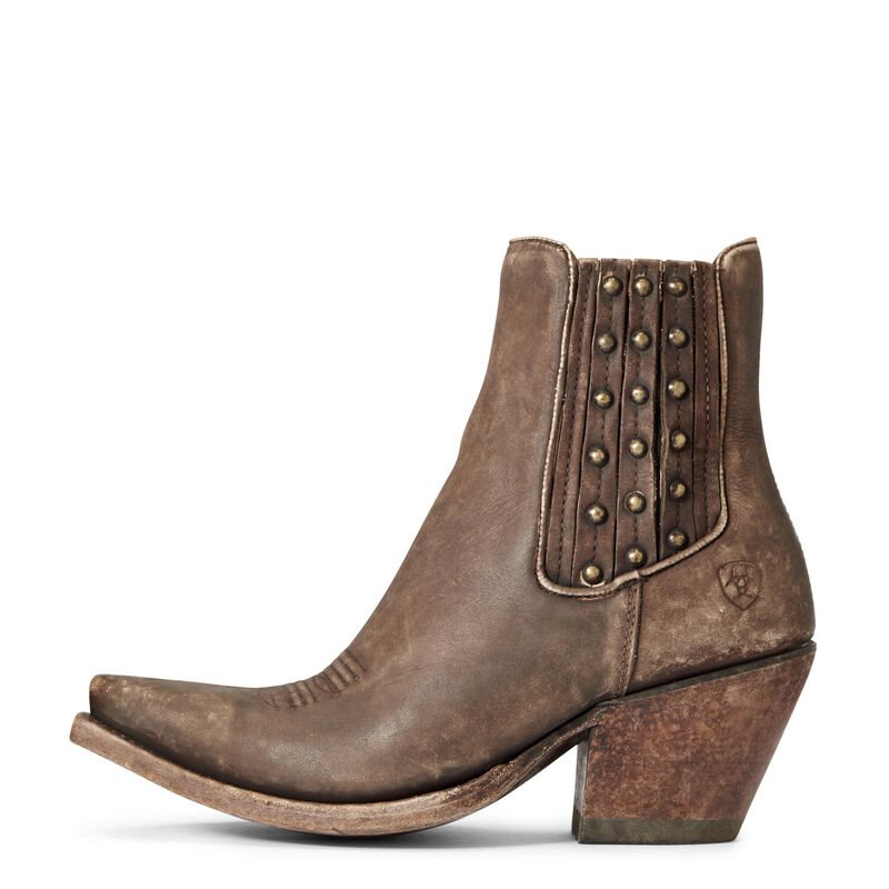 Stivali Western Donna Ariat Eclipse Beige | 6YL2R79