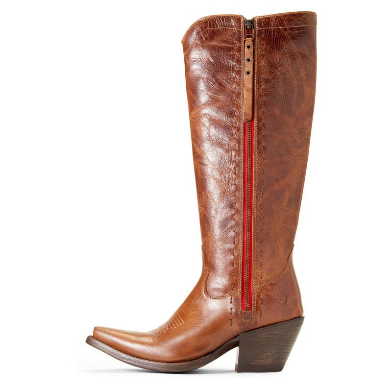 Stivali Western Donna Ariat Giselle Marroni Scuro | D8X0EDY