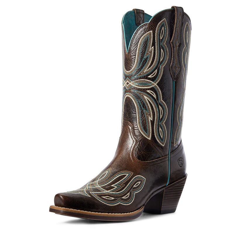 Stivali Western Donna Ariat Mirabelle Cioccolato | HJUBKKI