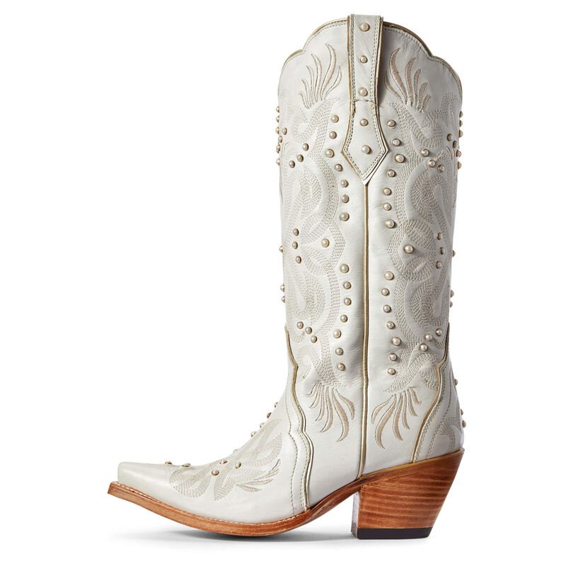 Stivali Western Donna Ariat Pearl Bianche | BFZ7JZF