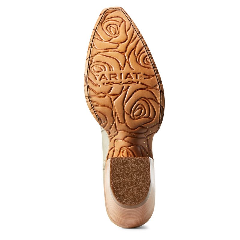 Stivali Western Donna Ariat Platinum Oro | YYAMV03