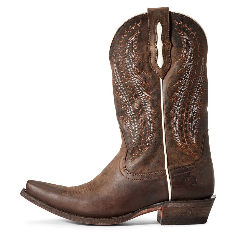 Stivali Western Donna Ariat Tailgate Marroni | VD1KTXK