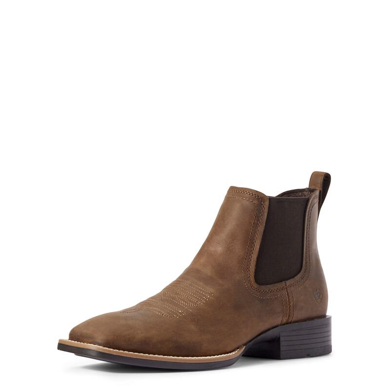 Stivali Western Uomo Ariat Booker Ultra Marroni | 6H15OC4