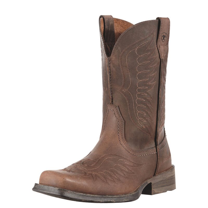 Stivali Western Uomo Ariat Rambler Phoenix Marroni | W58JFW5