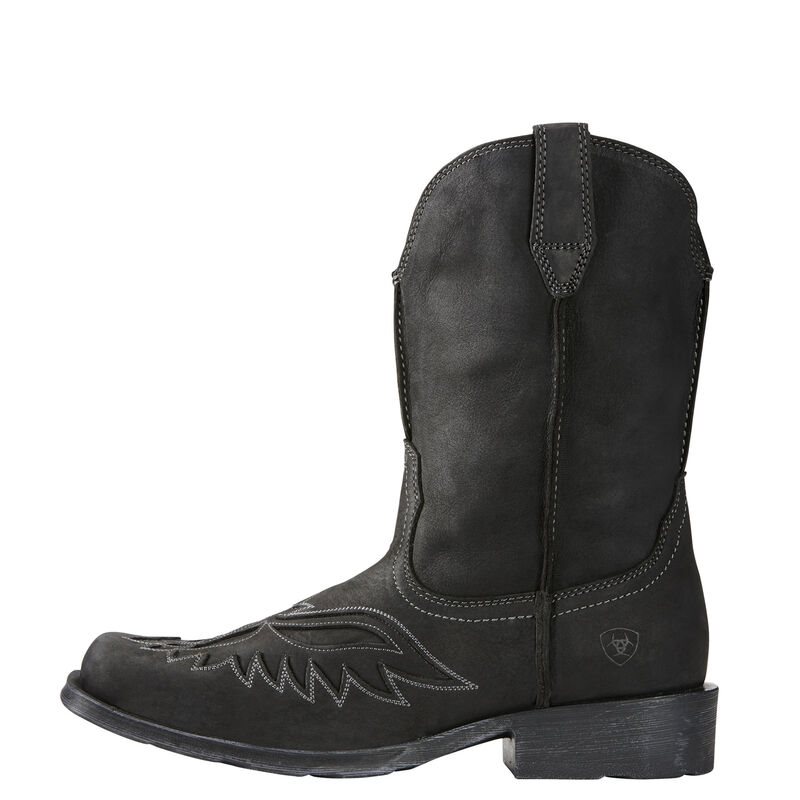 Stivali Western Uomo Ariat Rambler Renegade Nere | N83HPN1