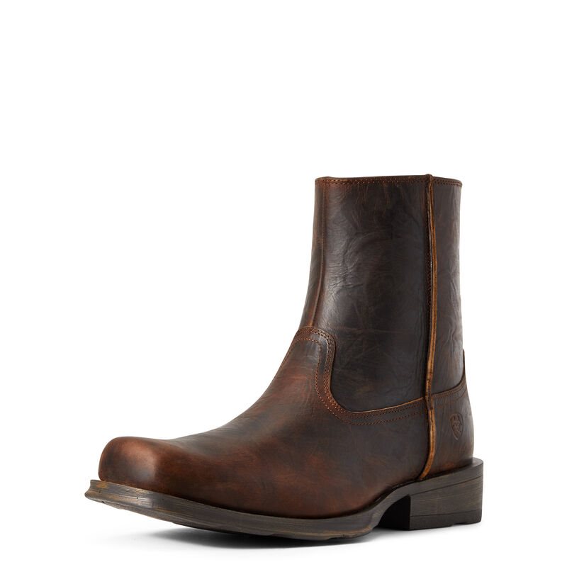 Stivali Western Uomo Ariat Rambler Ultra Marroni | NNG8AQ7