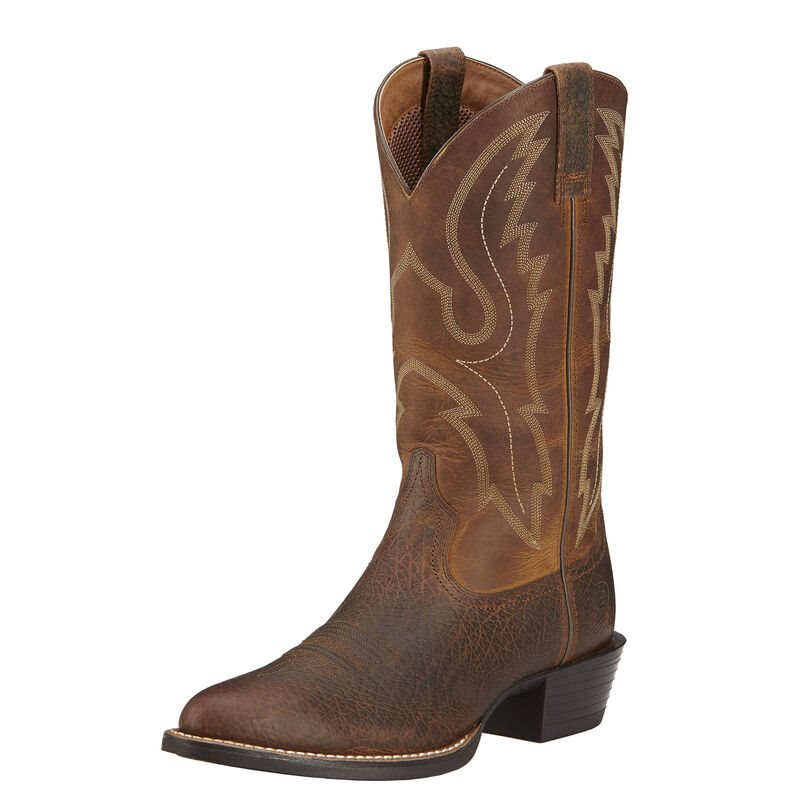 Stivali Western Uomo Ariat Sportive R Punta Marroni | 3QILJ3A