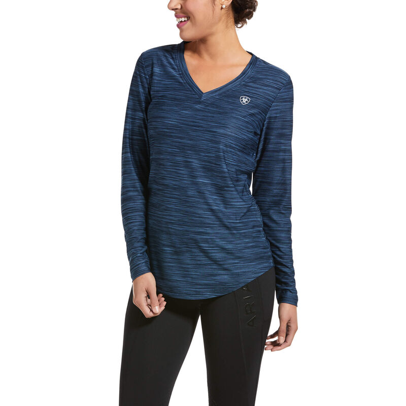 Top Donna Ariat Laguna Top Blu | T3AECXA