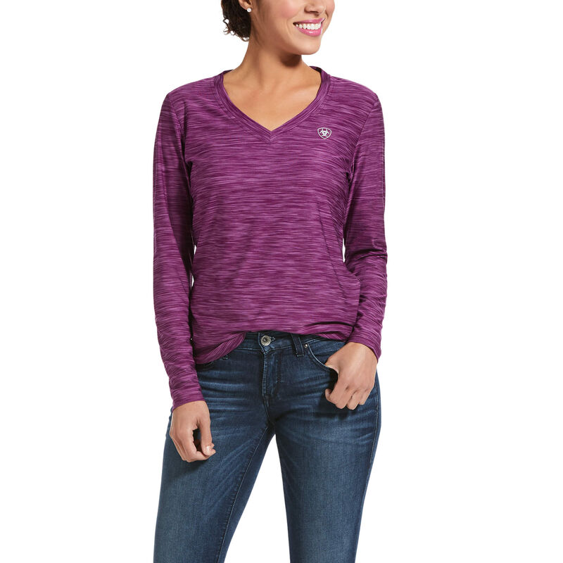 Top Donna Ariat Laguna Top Viola Scuro | AWYNNPQ