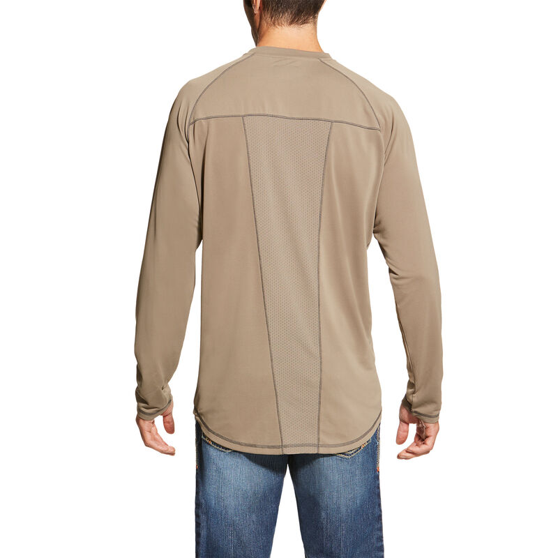 Top Uomo Ariat Rebar Sunstopper Top Khaki | XAZW3BT