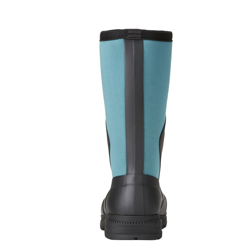 Wellies Donna Ariat Springfield Rubber Boots Nere Blu | KA35519