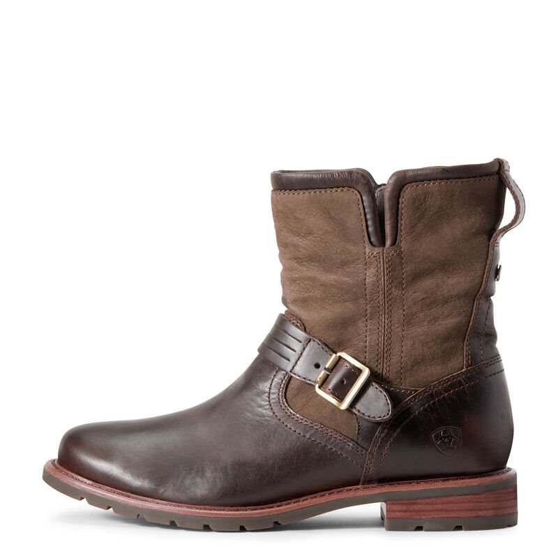 Zoccoli Donna Ariat Savannah Impermeabili Boots Cioccolato | QOXTO2O