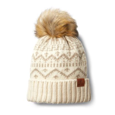 Berretti Donna Ariat Aztec Beanie Beige Khaki | 8XK2CG5