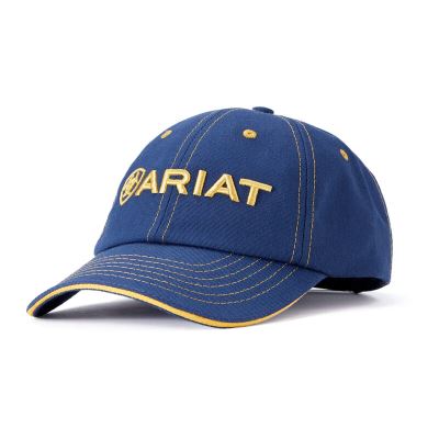 Cappellini Donna Ariat Team II Caps Blu Gialle | GH6VC15