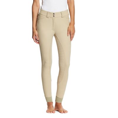 Collant Donna Ariat Tri Factor Grip Full Seat Breech Marroni | WB68RFI