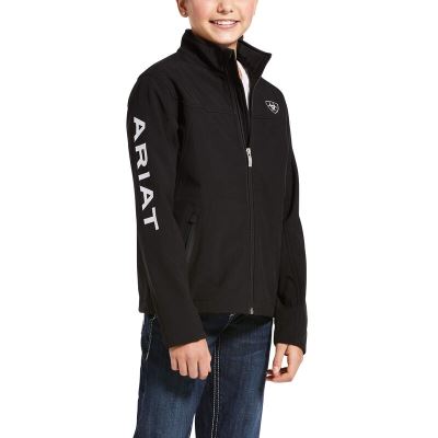 Giacca Bambino Ariat New Team Softshell Jackets Nere | 6MXHHKT