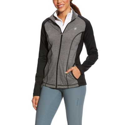 Giacca Donna Ariat Freja Full Zip Grigie Profondo | TININ2P