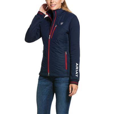 Giacca Donna Ariat Ibrido Insulated Jackets Blu Marino | 242FPQ0