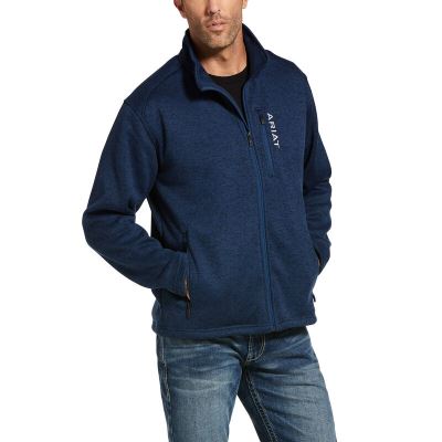 Giacca Uomo Ariat Caldwell Full Zip Indaco Scuro | LODIE0F