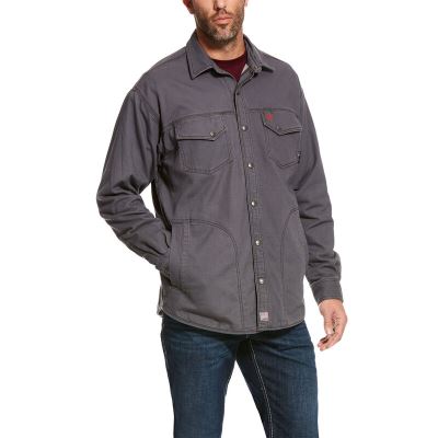 Giacca Uomo Ariat FR Rig Shirt Jackets Grigie | L0X2ARB